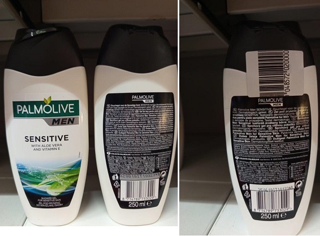 Sprchový gel PALMOLIVE MEN, SENSITIVE, WITH ALOE VERA AND VITAMIN E, SHOWER GEL FOR SENSITIVE SKIN: Fotografie